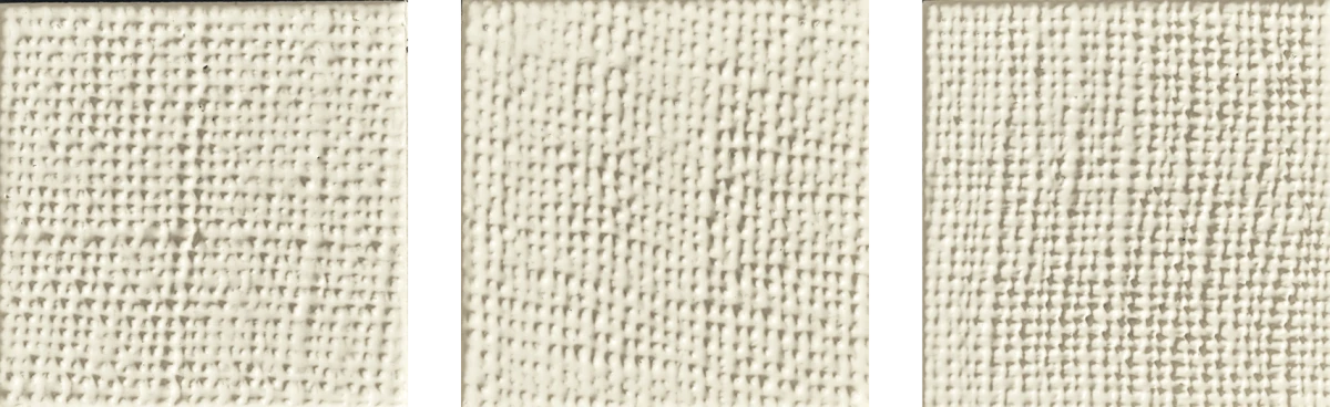 Square Loomed White