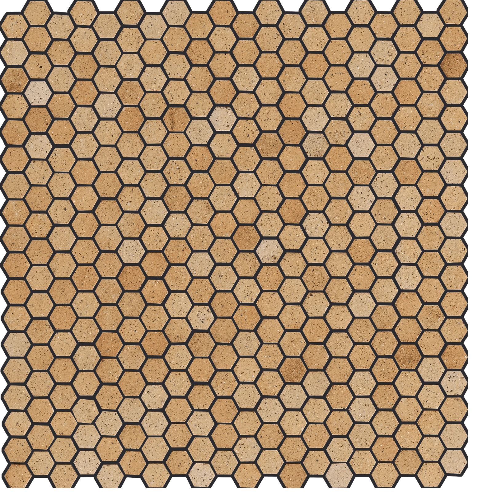 Hexagon Faded Apricot